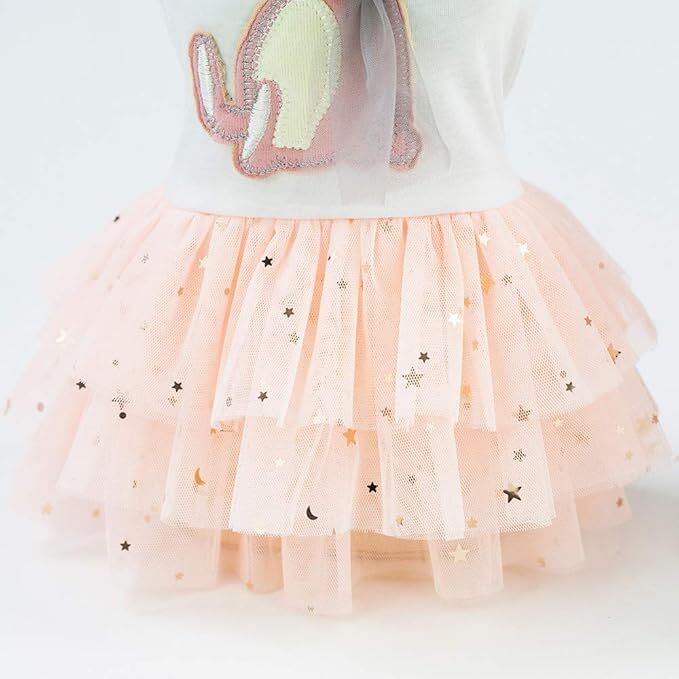 pet products Small Dog Dress Female Tiny Puppy Clothes Girl Tutu for Dogs Dresses Harness Birthday Apparel(Chest circumference27cm, back length16cm, neck circumference20cm)