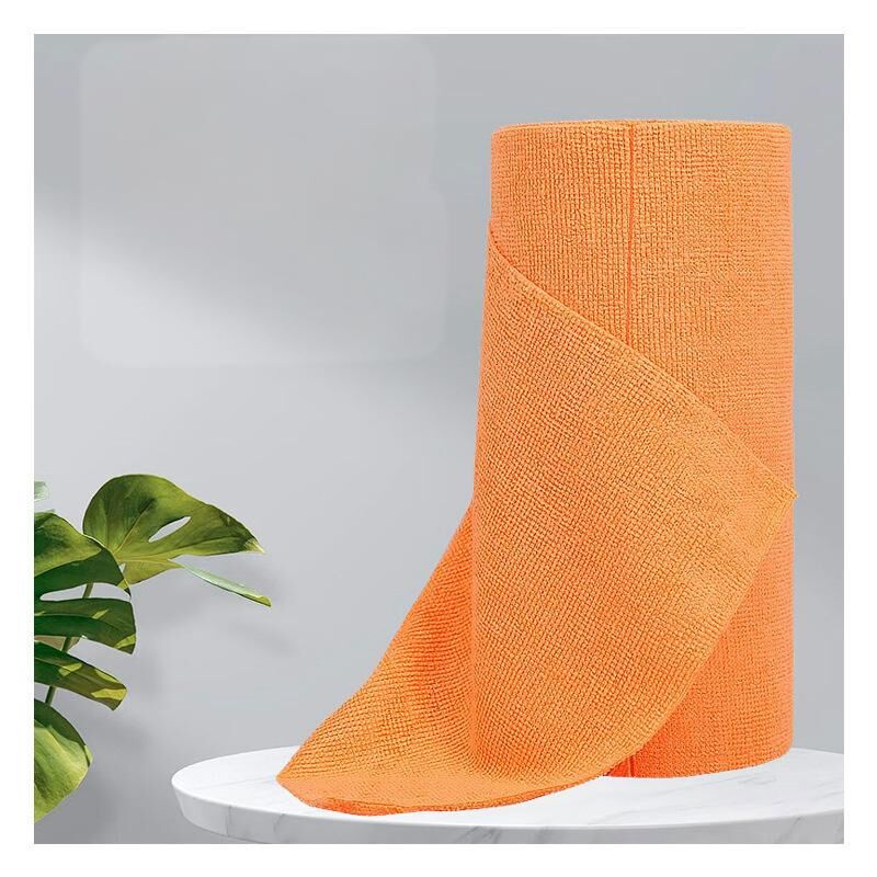 Christmas gift 50-Piece 25x25cm Polycotton Cleaning Cloth Roll, Reusable Dual-Use Dish & Surface Wipes for Home & Kitchen(green)