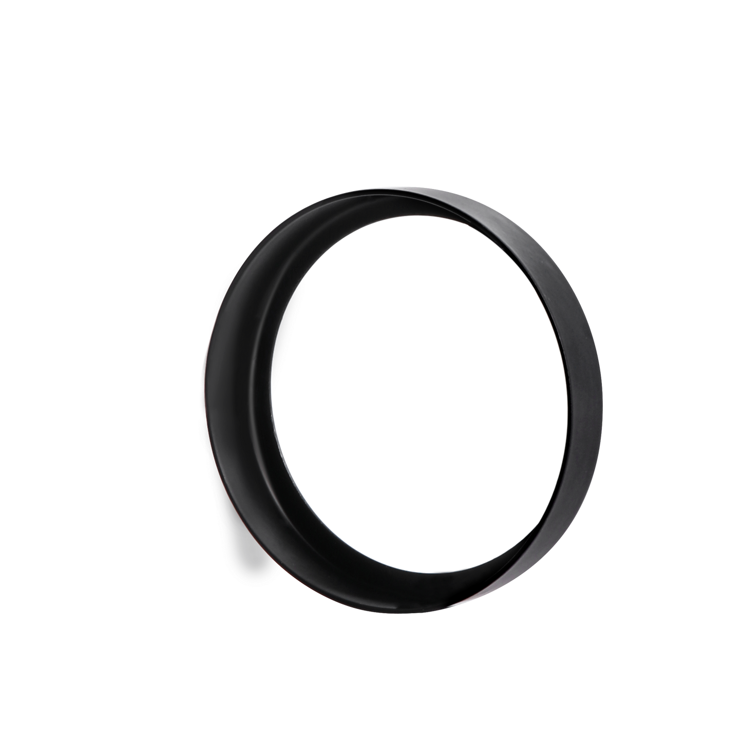 6 Pack GU10/MR16 Bulb Decorative Trim Rings, Heat Insulation Anti-Scald Protective Rings for Track Lighting, Snap-On Spring-Loaded Design (Matte Black)