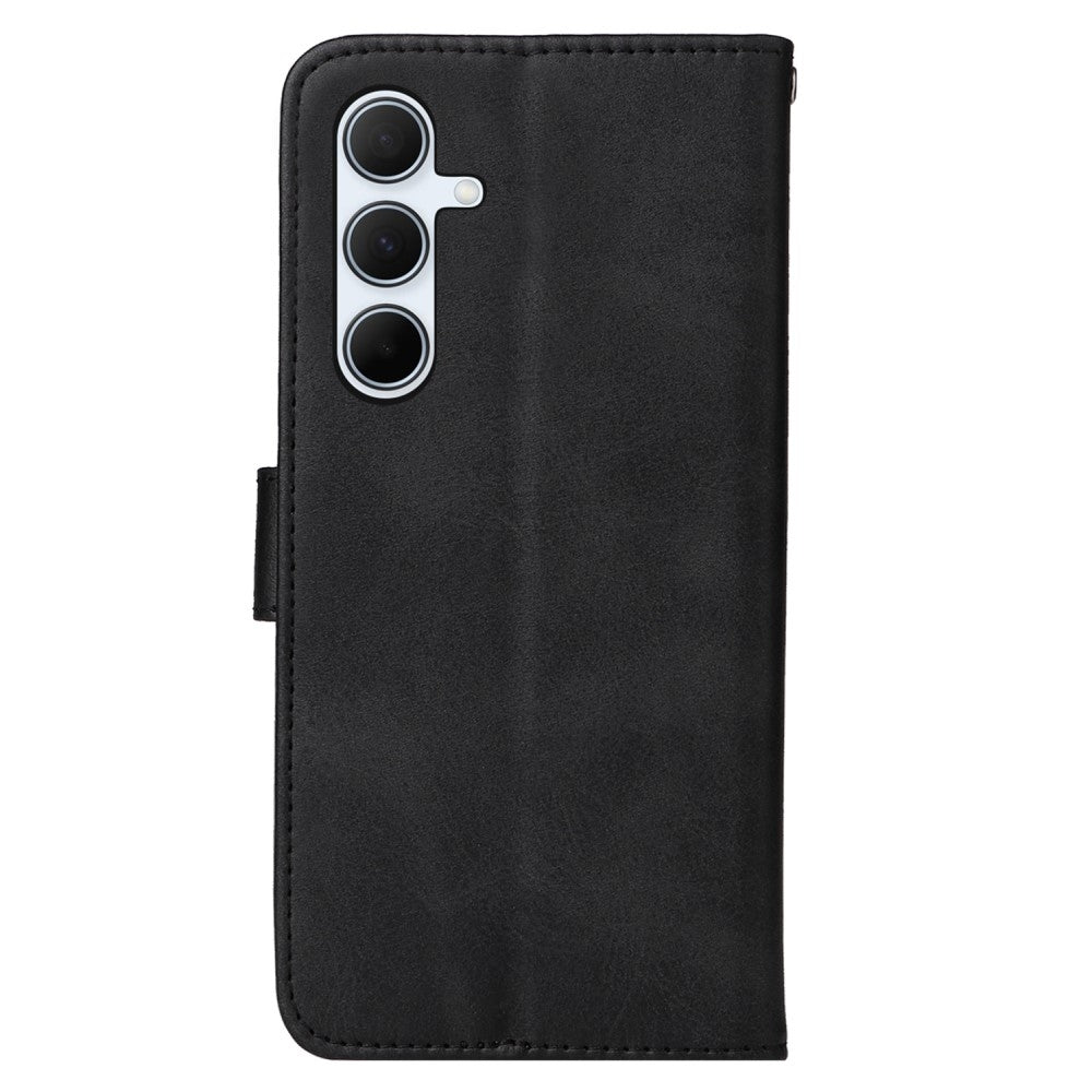 Compatible with Samsung A56 5G Wallet Case PU Leather Cover Samsung Multiple Colors Black Black Max