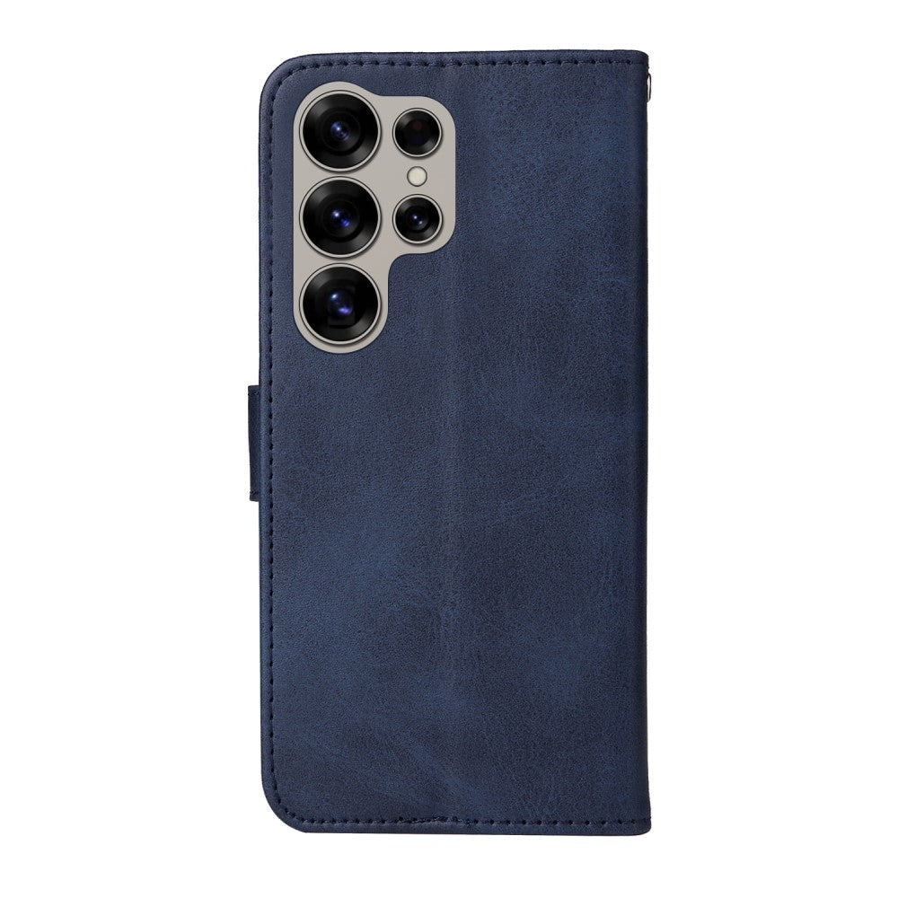 Compatible with Samsung S25 Ultra PU Leather Wallet Case Blue Samsung Multiple Colors