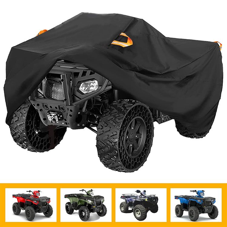 210D ATV Cover - Waterproof and Sunscreen Beach Car Cover, Four-Wheel Off-Road Vehicle Cover(L(200*95*106CM))