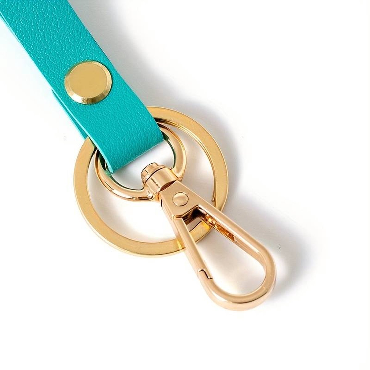 Luxury Ladies' Keychain | Key Holder | Car Keychain | Modern Style | With Double Key Rings | Red