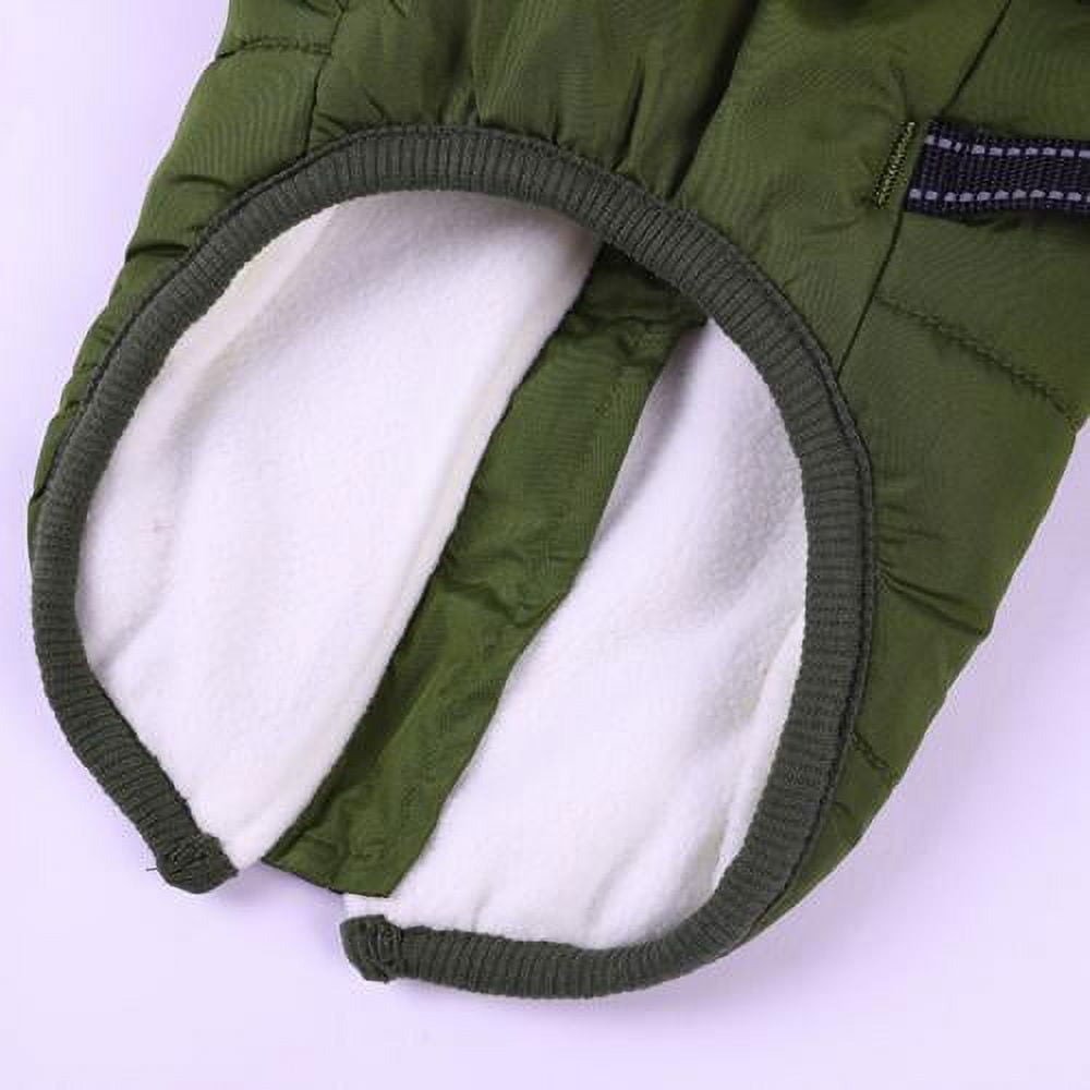 Warm Dog Jacket, Snowproof Windproof Waterproof Dog Winter Coat for Cold Weather - Soft Fleece Lining and Warm Thick Padded Dog Snow Coat for Puppy Small Medium Large Dogs XXL green, navy blue, red, purple, black