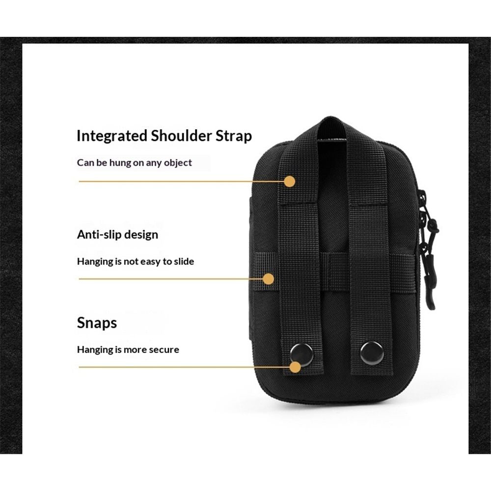 2 pack Dog Treat Pouch Pet Trainning Waist Bag Portable Food Snack Small Item Storage Holder Bag Hook Design Pet Training Reward Pouch Bait Sack Mini Puppy Snack Carrier Container Pockets (BLACK)