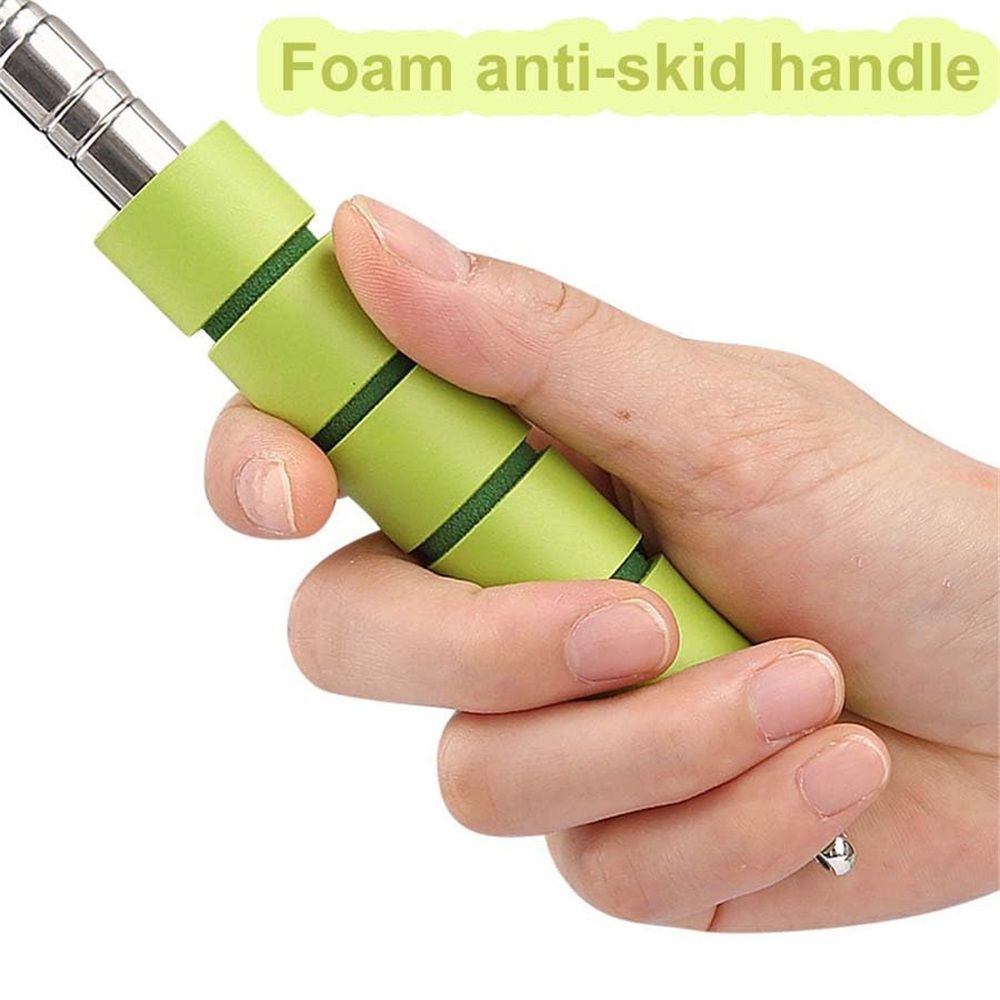 2 pack Shoe Horn Retractable Stainless Steel Long-Handle Foldable Shoe Puller for Seniors Extended Travel Pregnant Women