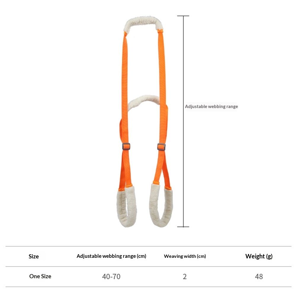 2 Pcs Dog Support Harness for Back Legs Dog Rear Lifting Sling Aid with Handle and Shoulder Strap Hind Leg Support for Pet Mobility Helps Puppy with Poor Stability Joint Injuries(Orange)