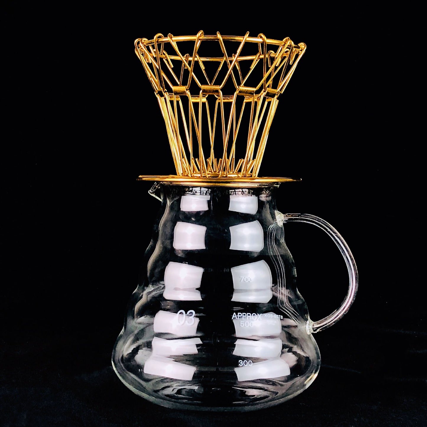 Stainless steel Collapsible Coffee Dripper, Great for Camping and Travel, Lightweight and Easy to Store