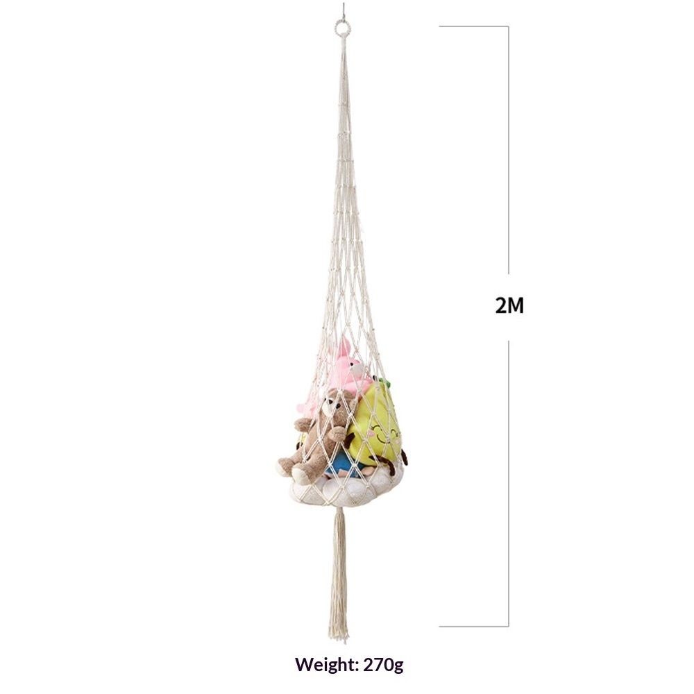 Novel Stuffed Animal Net or Toy Display Perfect for The Tiny Space in Corner,Wall Ceiling Hanging Net, Stuffies Animal Storage for Kid Room Bedroom Playroom Decor