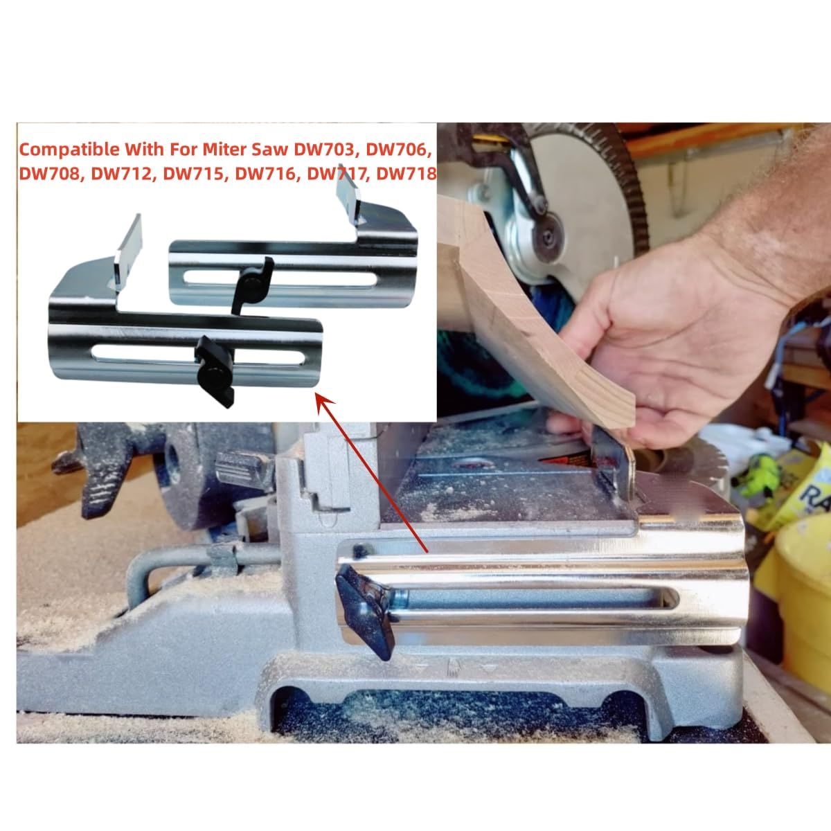 Replacement Crown Moulding 2 Stop Compatible With For Miter Saw DW703, DW706, DW708, DW712, DW715, DW716, DW717, DW718,DWS779,DWS780.
