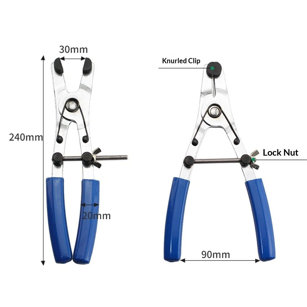 Motorcycle Brake Piston Removal Pliers, Brake Caliper Piston Remover Motorbike Repair Tool, 16.5-40mm Diameter Ergonomic Hand Tool for Motorbike(blue)