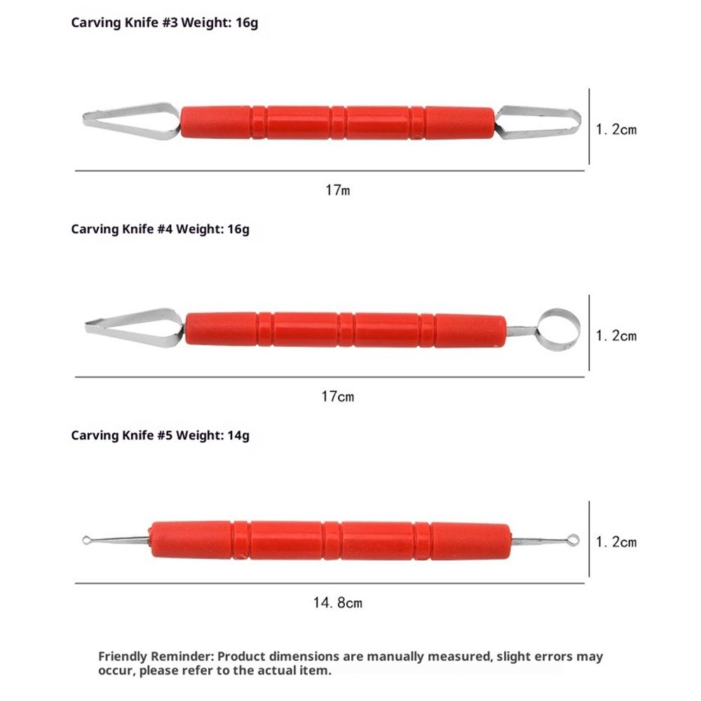 5 Pieces Fruit Carving Tool Fruit Sculpting Tool Stainless Steel Clay Sculpting Tool Pottery Sculpting Tool Clay Carving Tool Pottery Carving Tool Clay Molding Tool Pottery Molding Tool