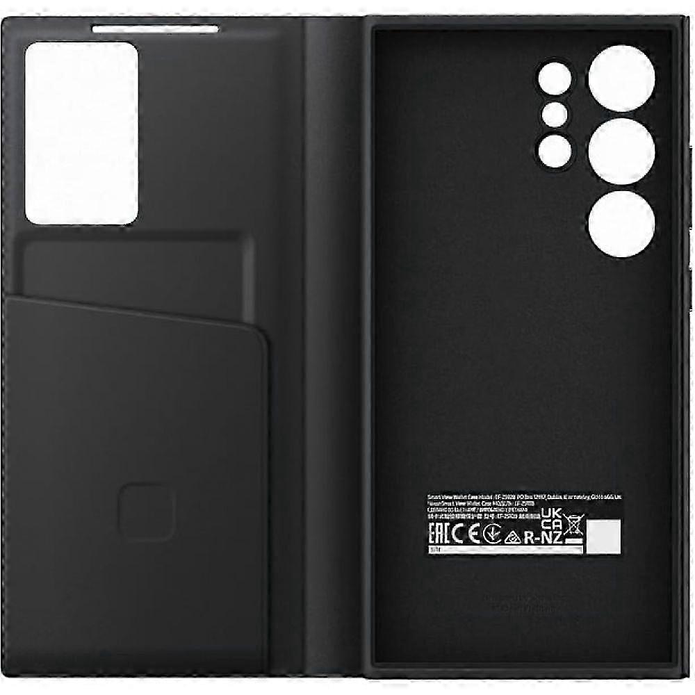 Replacement Galaxy S24 Ultra Smart View Wallet Case, Black SZRH