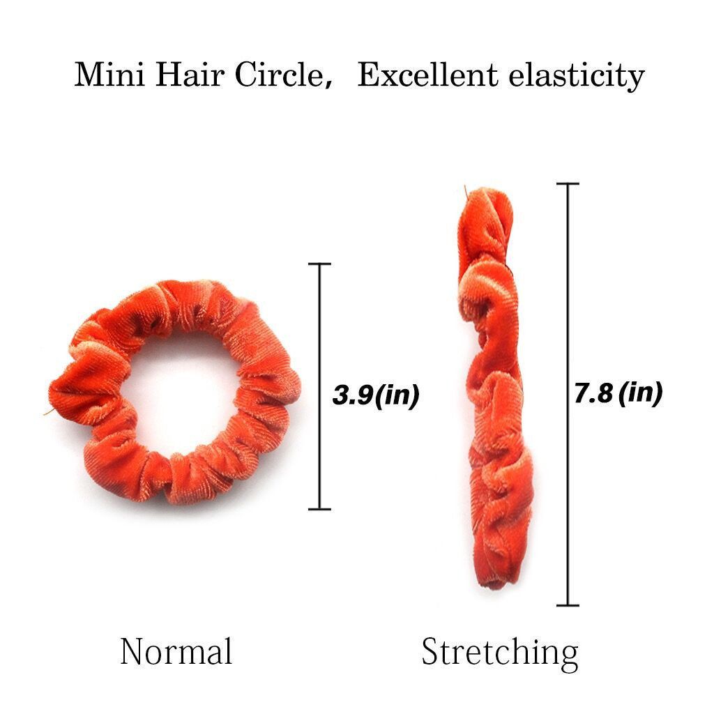 36pcs MultiColor Velvet Hair Scrunchies, Hair Ties, Hair Bands