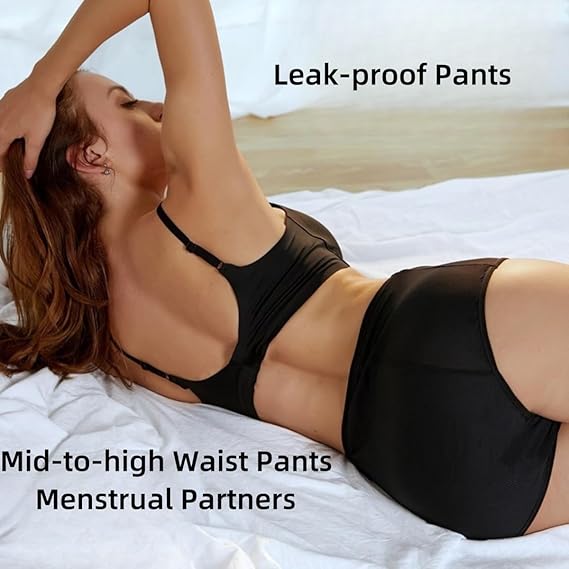 Women's 8-Pack Leakproof Briefs 2XL Multi-Coloured Underwear