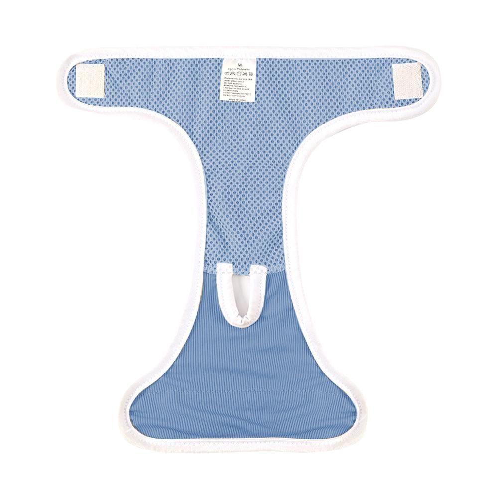 2pcs Dog Diapers Reusable Washable Nappy Wraps Panties for Pets Period Underpants-Blue XL