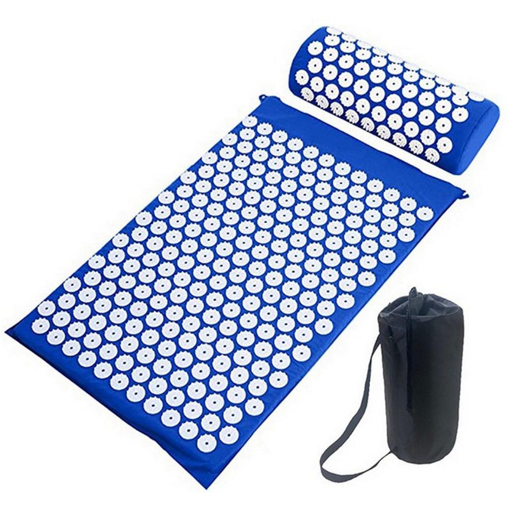 Body Massager Acupressure Cushion Mat(Black)