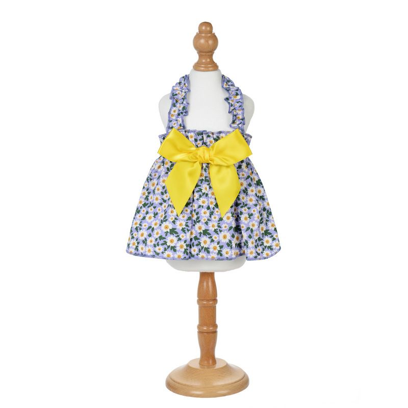 Leisure Darling Pet Dog Dress Cotton Princess Style Green 8/XS
