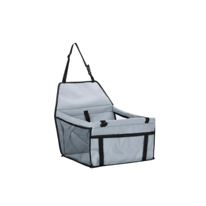 Pet Car Booster Seat Travel Carrier Basket for Cats Dogs with Secure Design - Blue