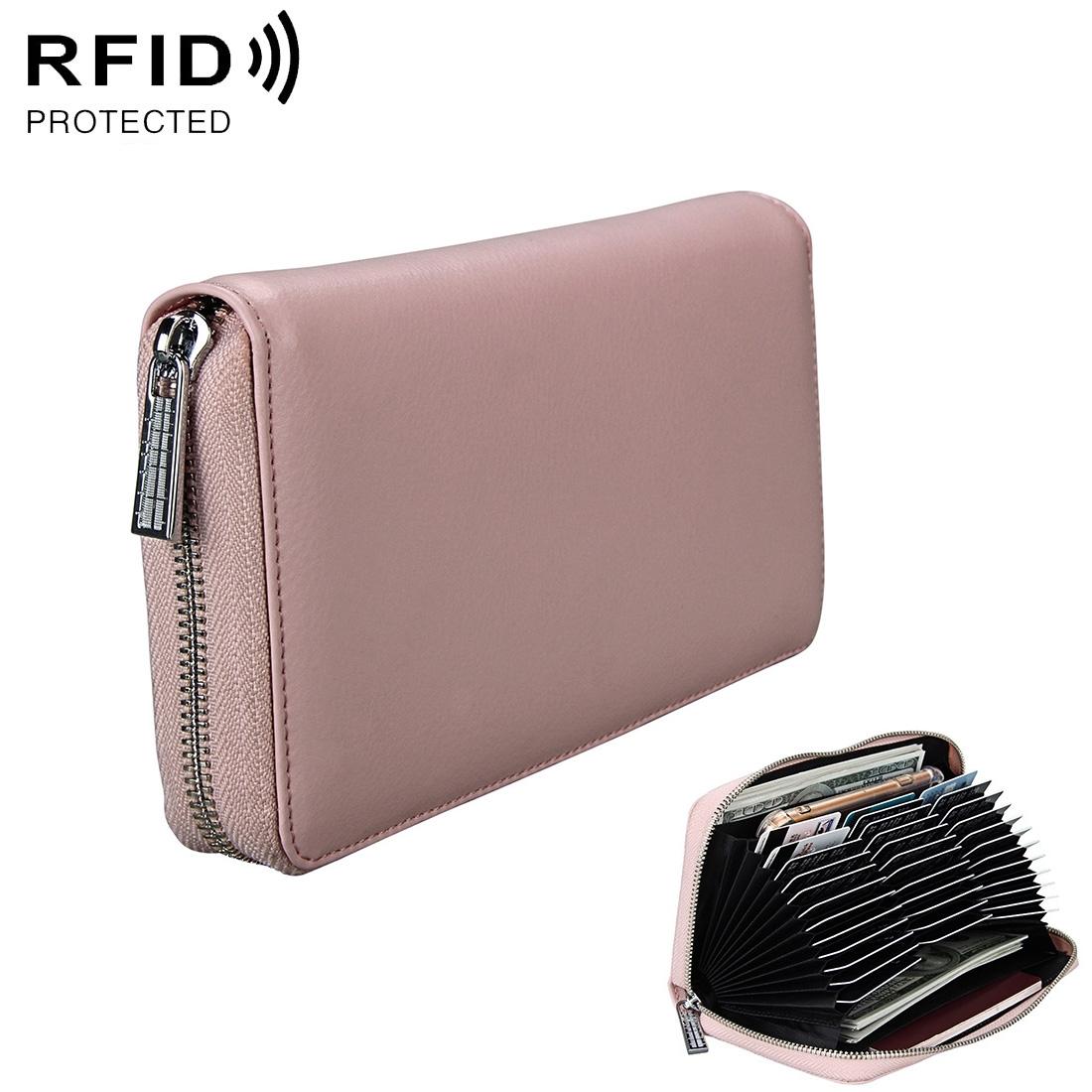Leather Rfid Passport & Card Holder - Compact - Black