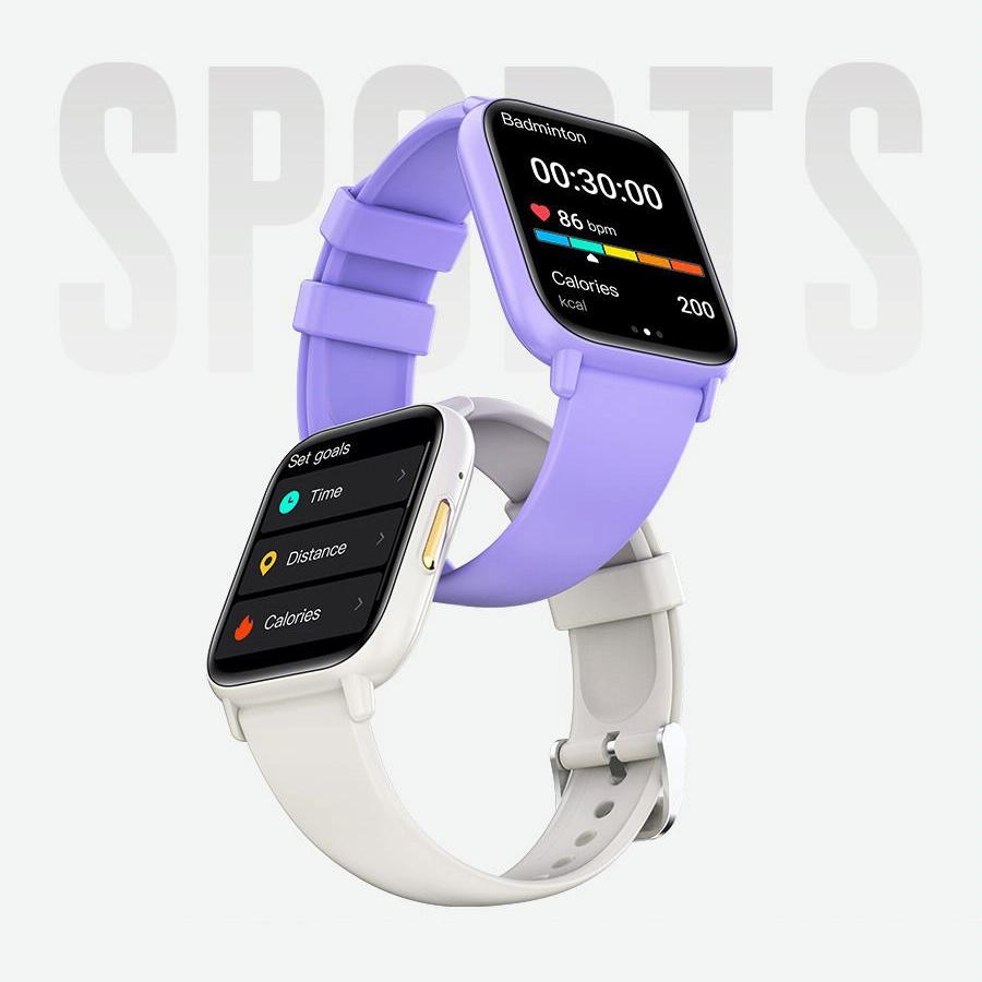 1.83 Inch Ip68 Waterproof Smart Watch Support Body Temperature Monitoring / Heart Rate / Blood Oxygen / Blood Pressure Monitoring - Pink