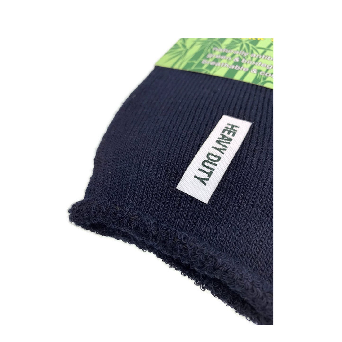 6 Pairs PREMIUM BAMBOO SOCKS Mens Heavy Duty Thick Work Socks Cushion BULK - Navy Blue - 6-11