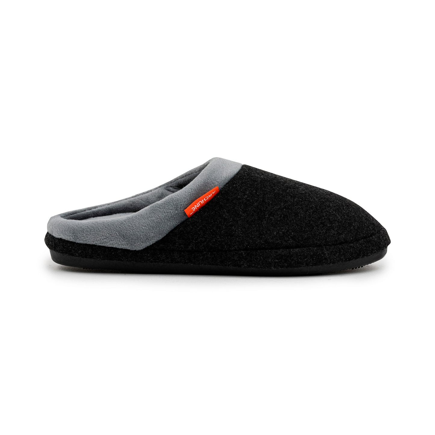 ARCHLINE Orthotic Slippers Slip On Arch Scuffs Orthopedic Moccasins in Charcoal Marle - EUR 39