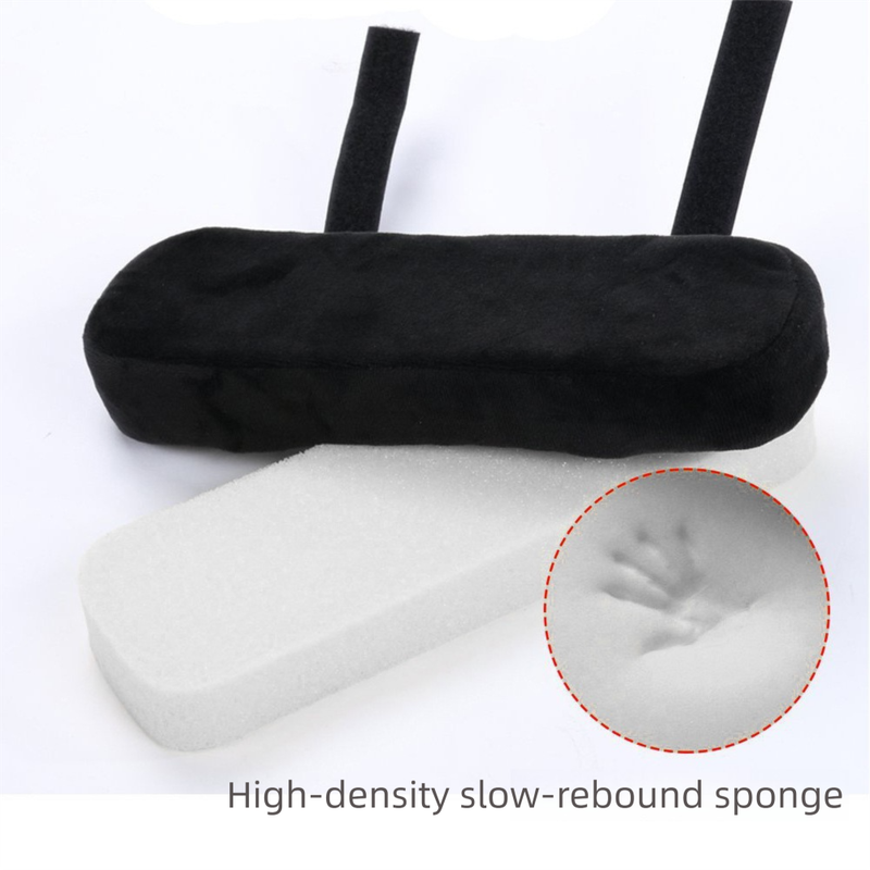 Dark blue 2-Pack Chair Armrest Pad – Memory Foam Elbow Support Cushion for Office and Home Chairs