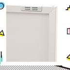 Artiss Buffet Sideboard Metal Cabinet - BASE White
