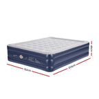 Weisshorn Queen Air Mattress with Rechargeable Cordless Pump 46cm