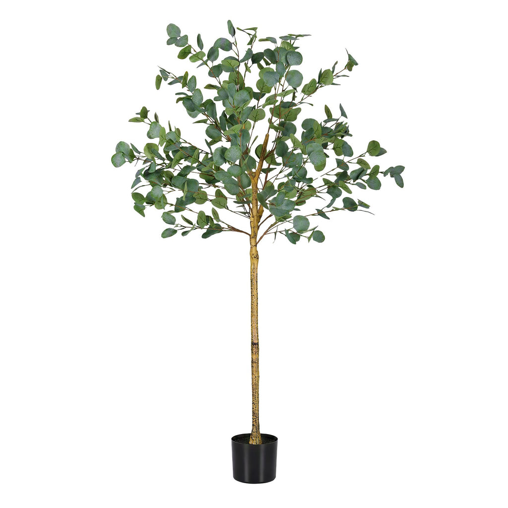 Artiss 150cm Artificial Eucalyptus Tree with Realistic Textured Leaves for Indoor Home Office Decor