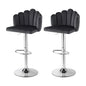 Artiss Bar Stool X2 Kitchen Dining Counter Gaslift Chair Adjustable Velvet Grey
