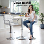 Artiss Bar Table and Stools Set Dining Desk Kitchen Chairs Cafe Pub