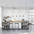 Artiss Bar Stools Kitchen Counter Stools Metal Chairs x2
