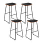 Artiss 4x Bar Stools Leather Padded Metal