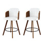 Artiss Wooden Bar Stools Swivel Kitchen Counter Stool Chair 58cm Seat Height