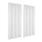 Artiss Blockout Curtains 2X 132x160cm Light Filtering Window Drapes Rod Pocket