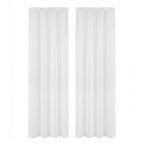 Artiss Blockout Curtains 2X 132x213cm Light Filtering Window Drapes Rod Pocket