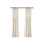 Artiss 2X 132x242cm Blockout Sheer Curtains Beige