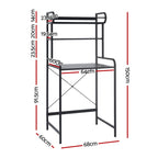 Artiss Bathroom Storage Shelf Over Washing Machine Toilet 3 Tier