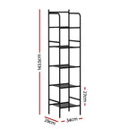 Artiss 5 Tier Floor Standing Corner Shower Caddy Bathroom Organizer Black