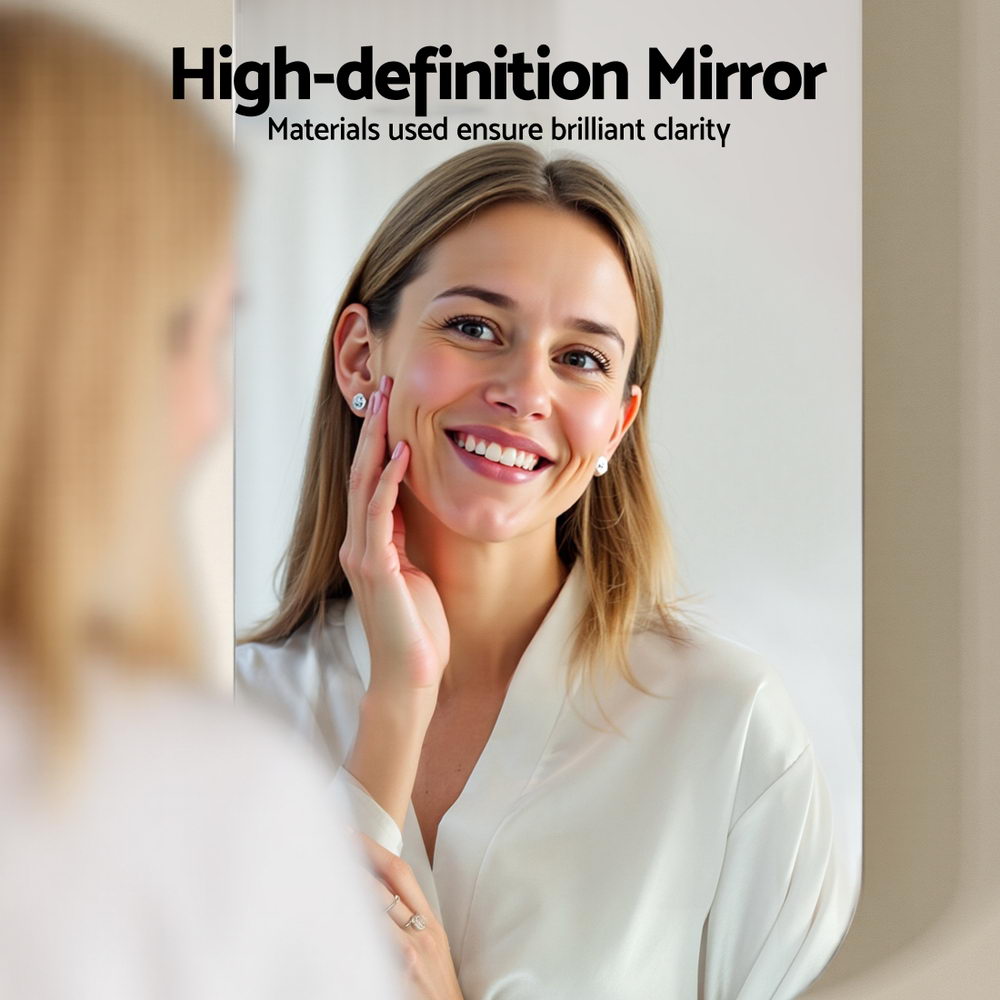 Cefito Bathroom Mirror Cabinet Medicine Shaving Arch Wall Hung 450x900mm White