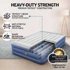 Bestway Queen Air Mattress with Built-in Pump Tritech Inflatable Bed 46cm