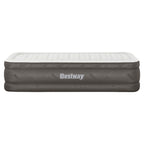 Bestway Single Air Mattress with Built-in Pump Fortech Inflatable Bed 46cm