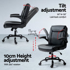 Artiss Computer Desk Executive Office Chairs Sets Black