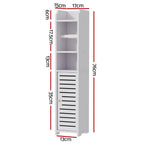 Artiss 2X Bathroom Cabinet Toilet Roll Holder 76cm