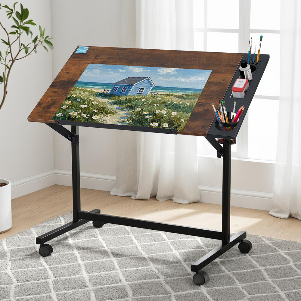Artiss Drafting Table Drawing Desk Art Desk Multi-Functional Craft Drawing Table