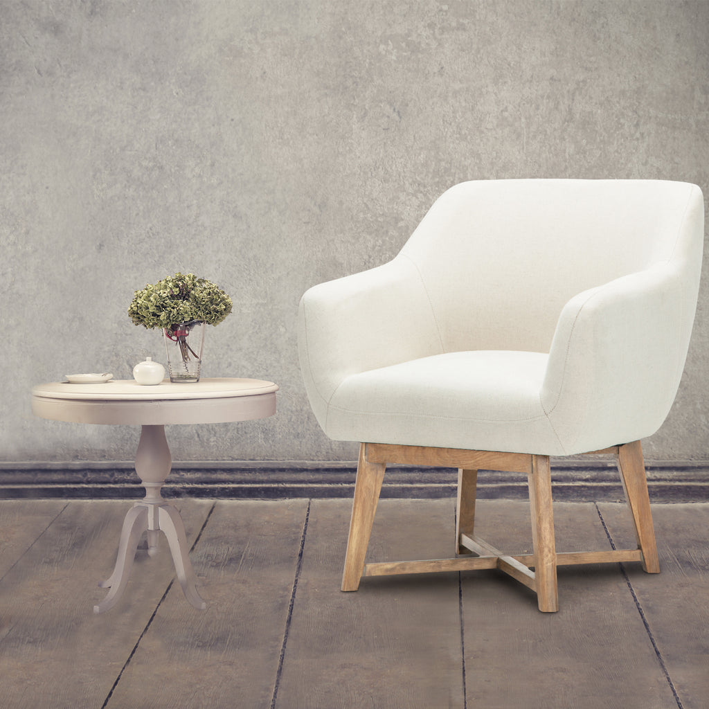 Artiss Armchair Tub Chair Beige Aston