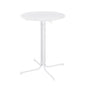Gardeon Outdoor Bar Table Round Folding Desk Top 109cm Patio Furniture White