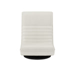 Artiss 2XFloor Chair Lounge Sofa Swivel Foldable Linen White